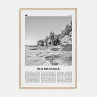 New Brunswick Travel B&W Poster