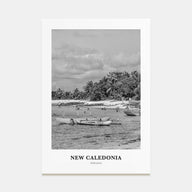 New Caledonia Portrait B&W Poster