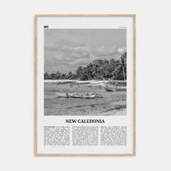 New Caledonia Travel B&W Poster