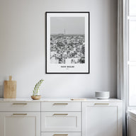 New Delhi Portrait B&W Poster