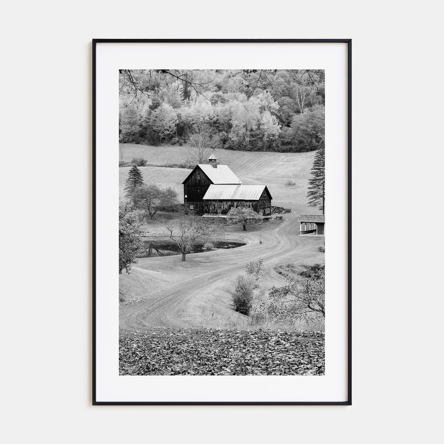 New England Photo B&W Poster