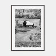 New England Photo B&W Poster