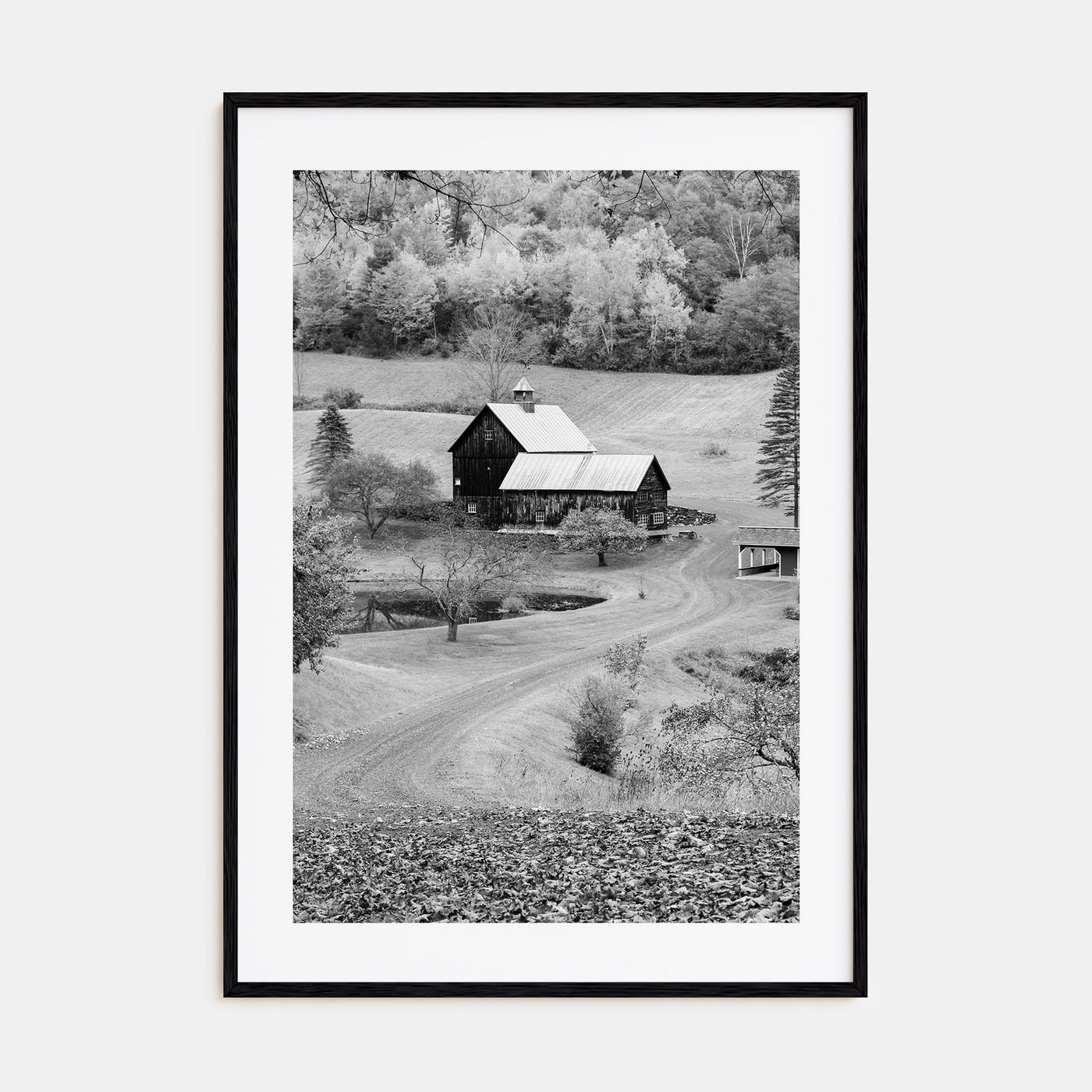 New England Photo B&W Poster