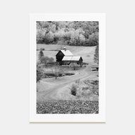 New England Photo B&W Poster