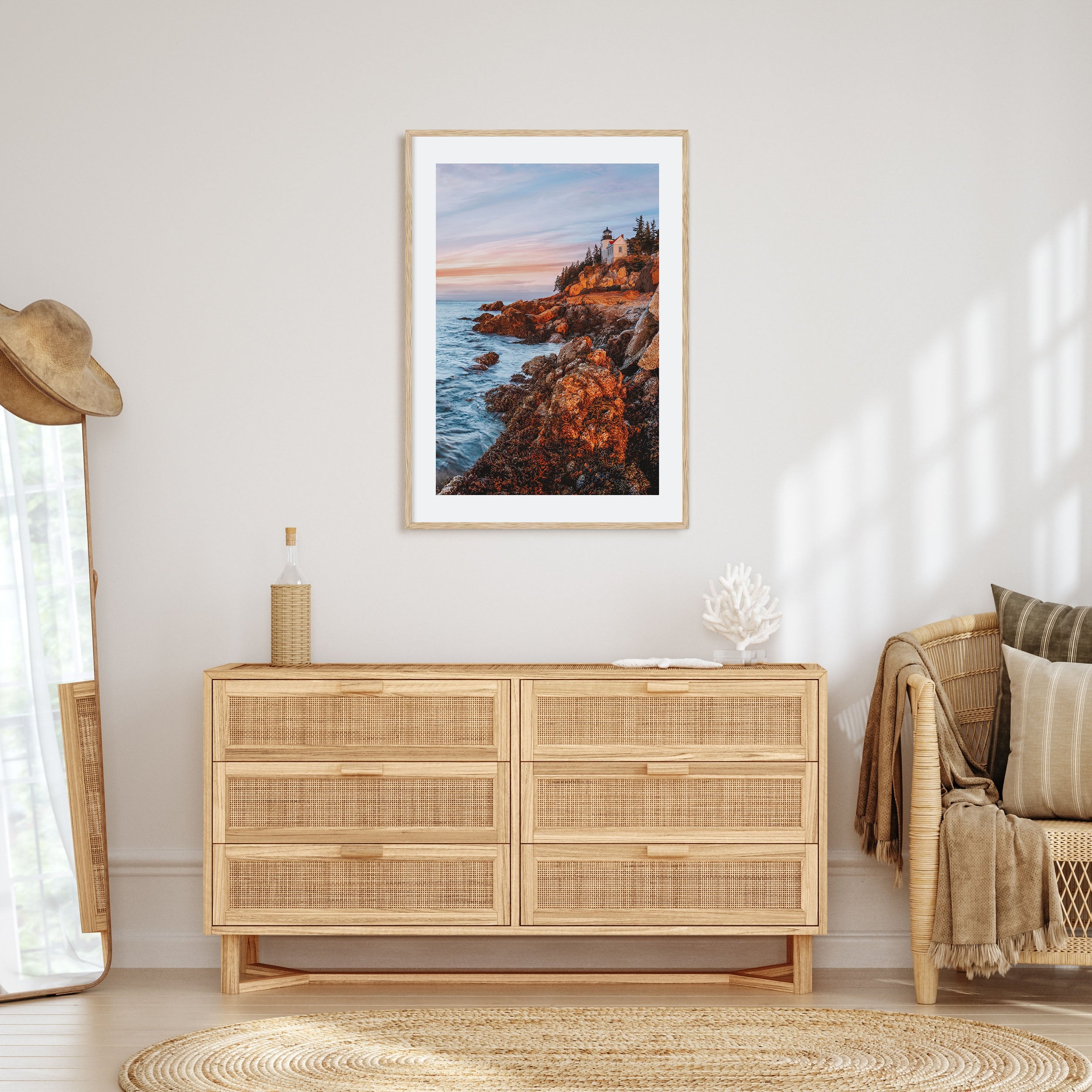 New England Photo Color Poster