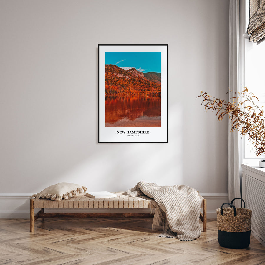 New Hampshire Portrait Color No 1 Poster