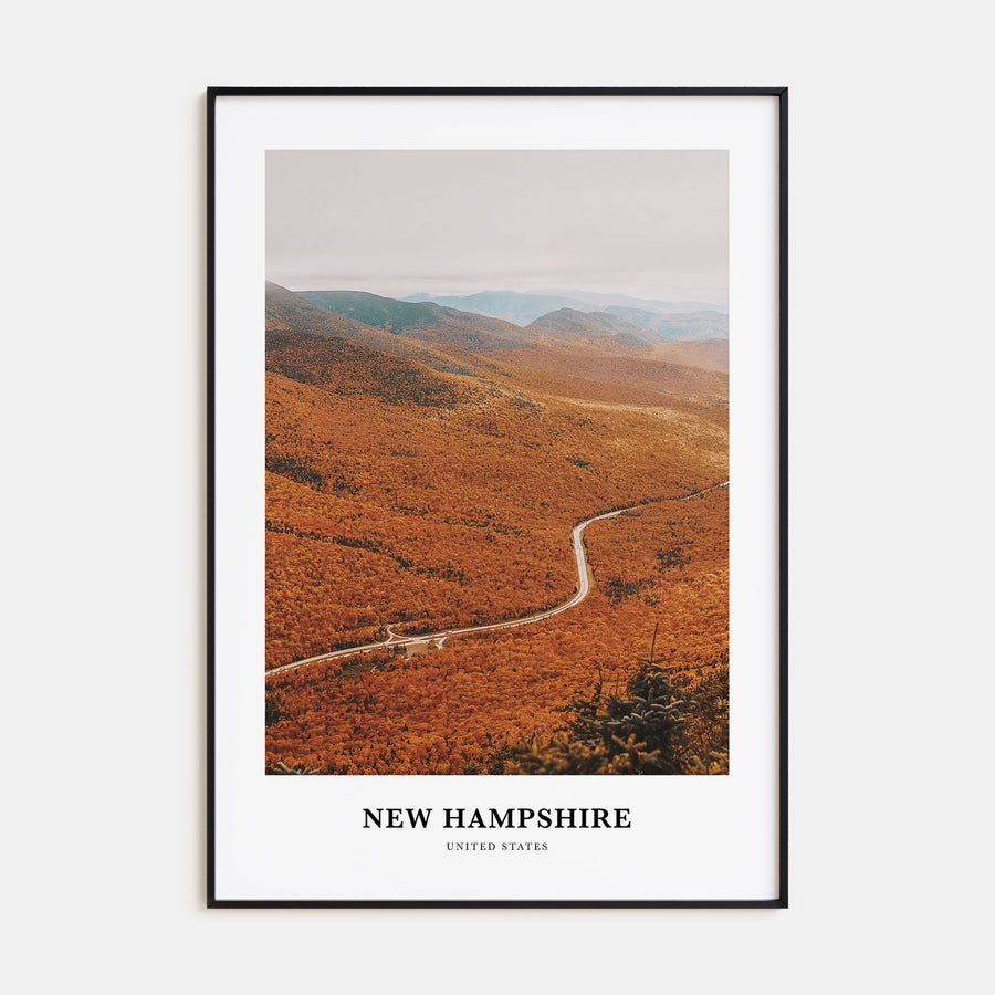 New Hampshire Portrait Color No 3 Poster