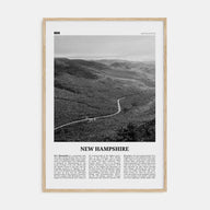 New Hampshire Travel B&W No 2 Poster