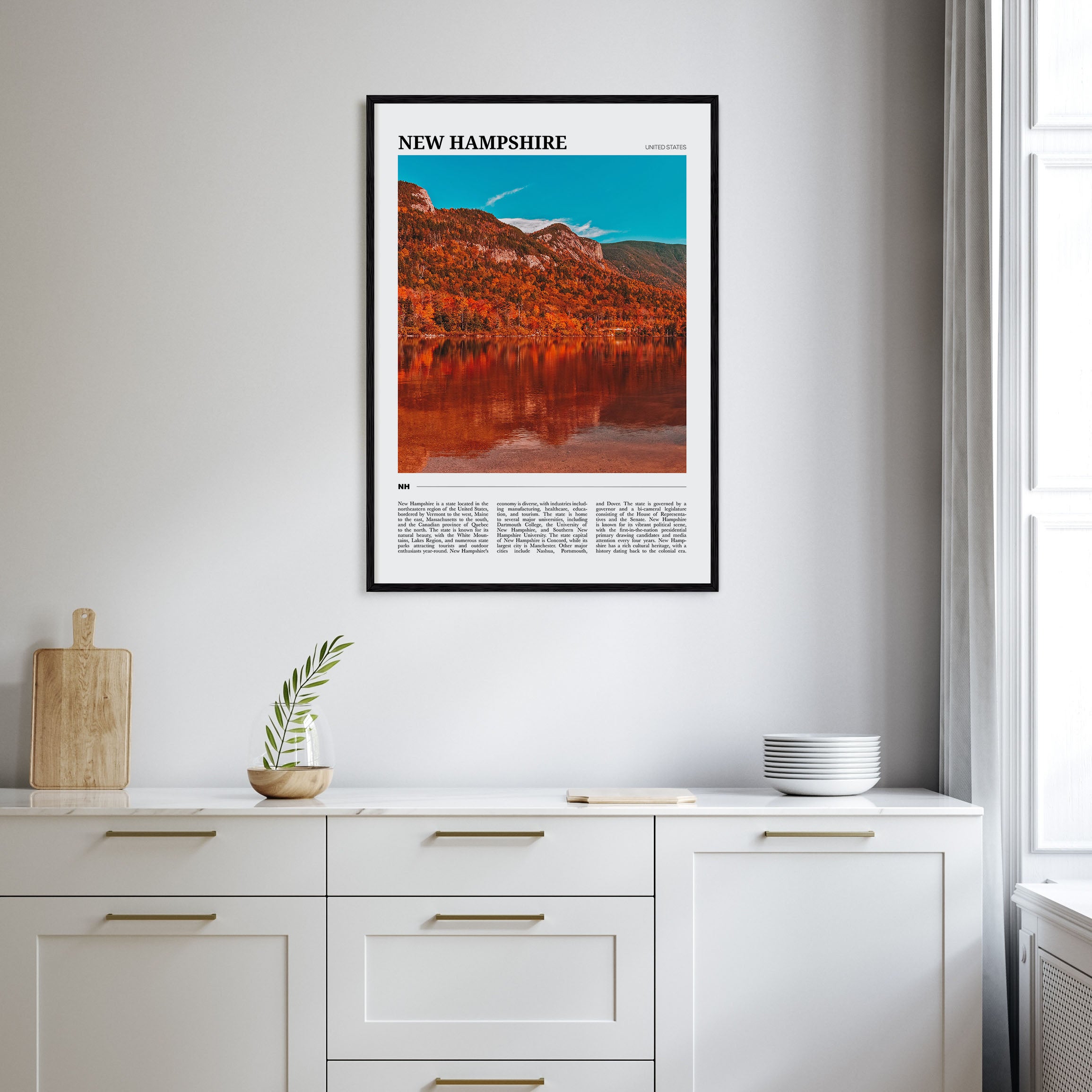 New Hampshire Travel Color No 1 Poster