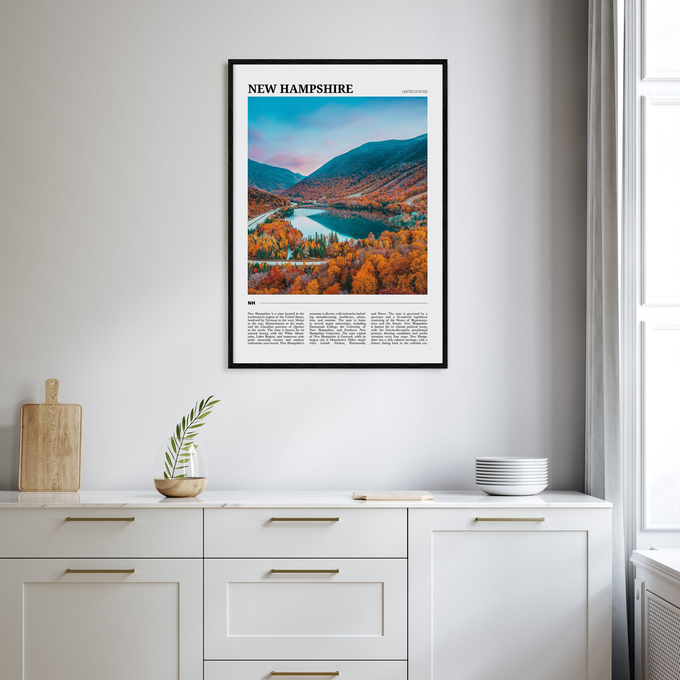 New Hampshire Travel Color No 2 Poster