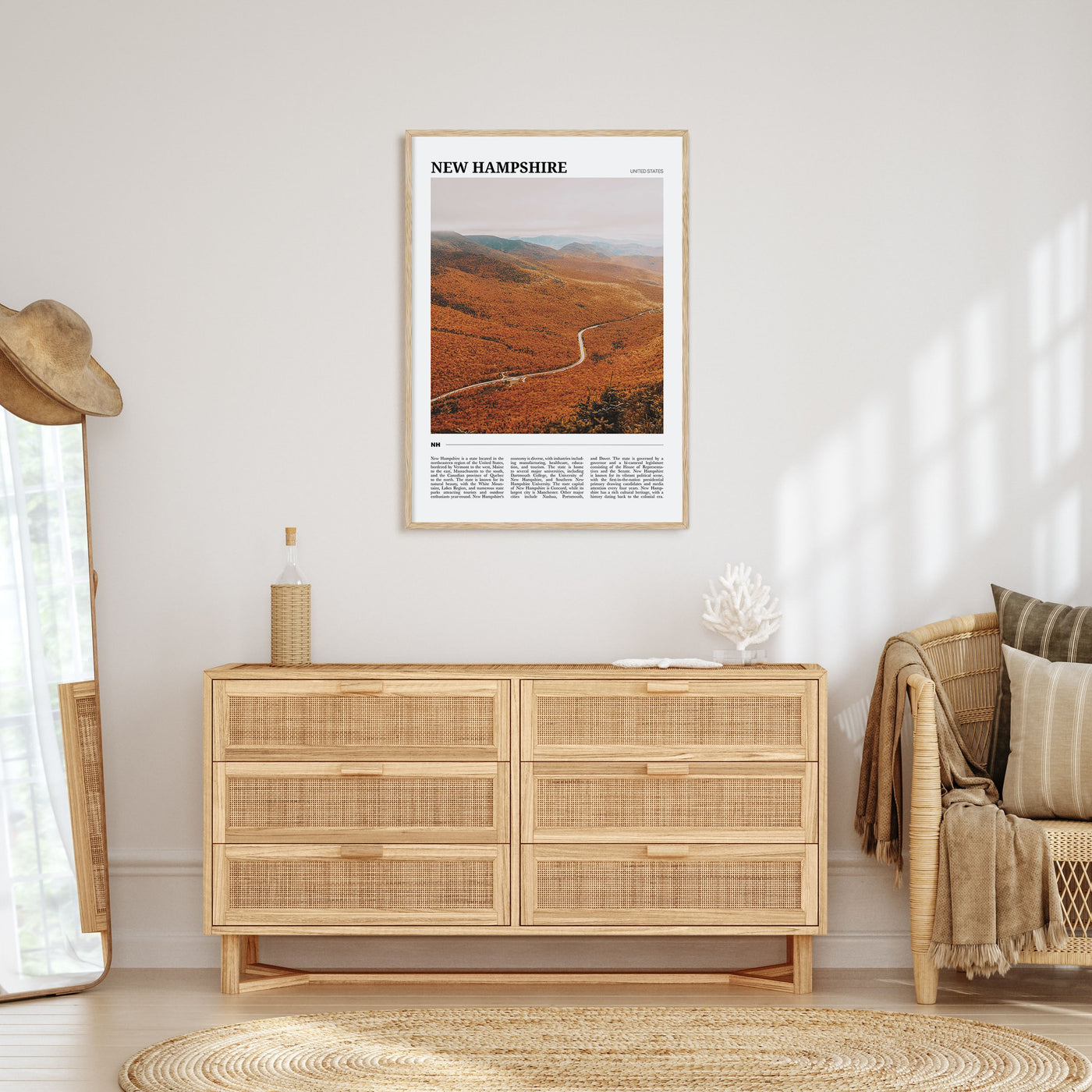 New Hampshire Travel Color No 3 Poster