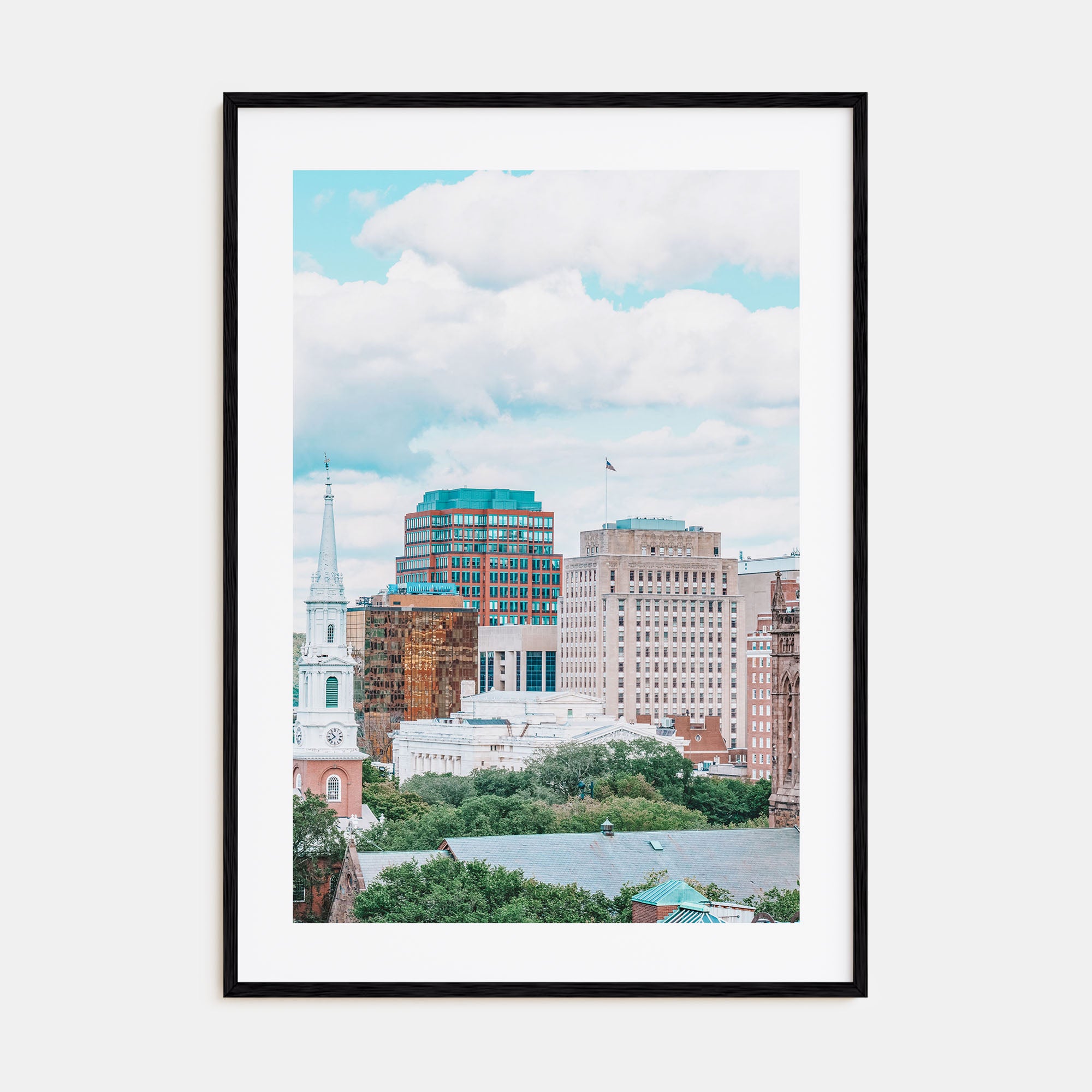 New Haven Photo Color Poster