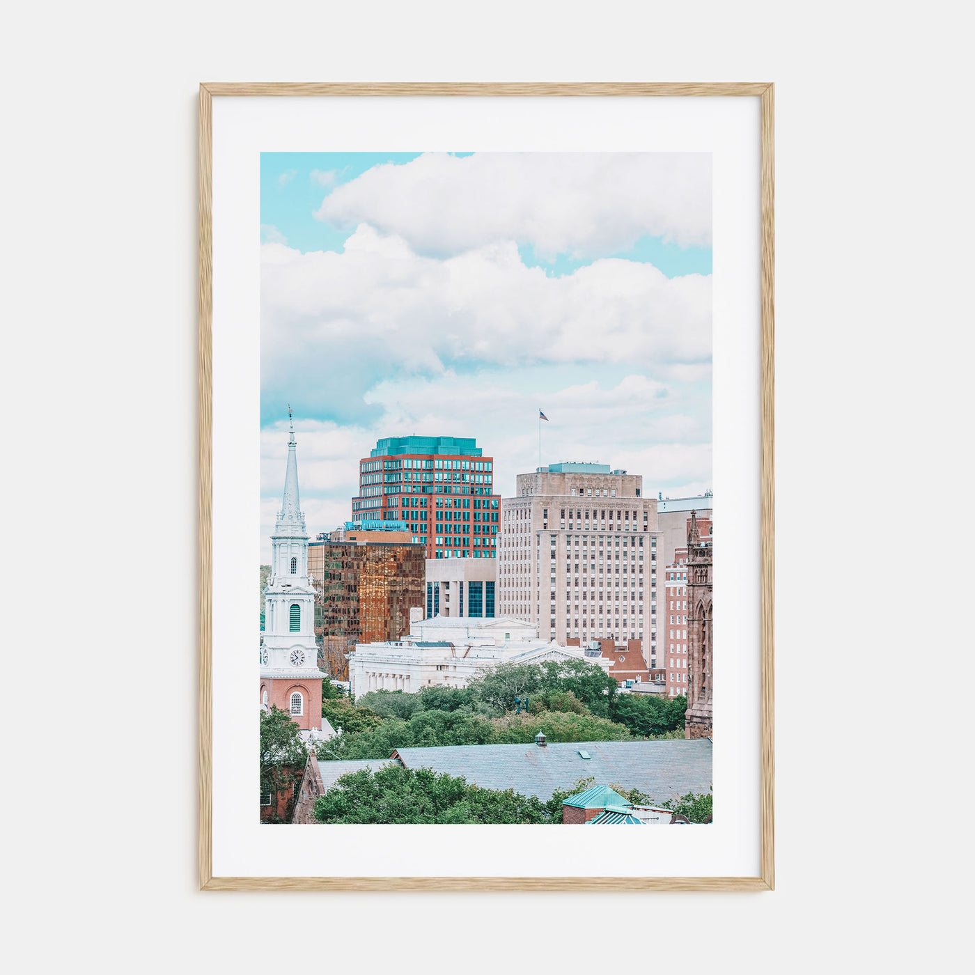 New Haven Photo Color Poster