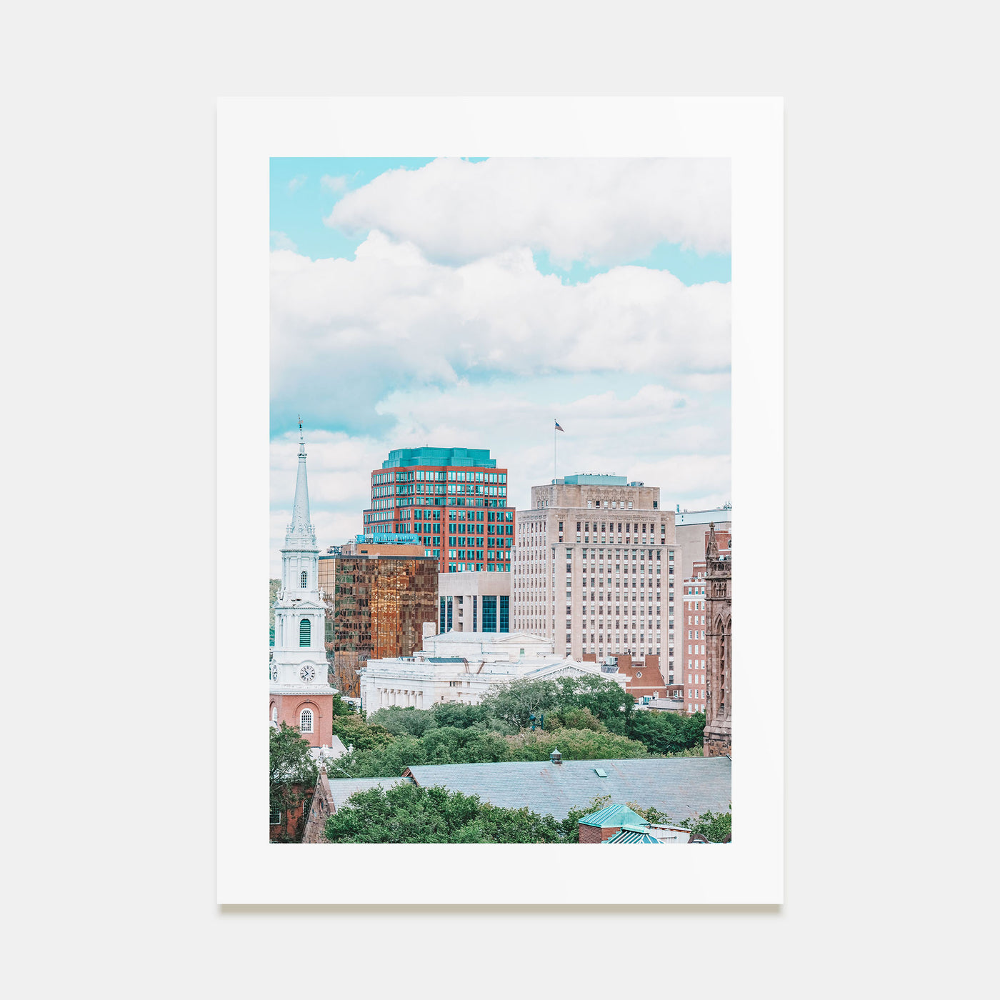 New Haven Photo Color Poster