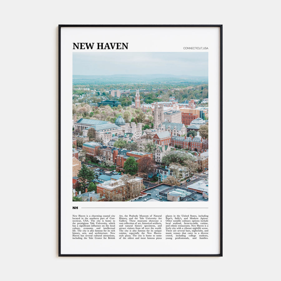 New Haven Travel Color Poster