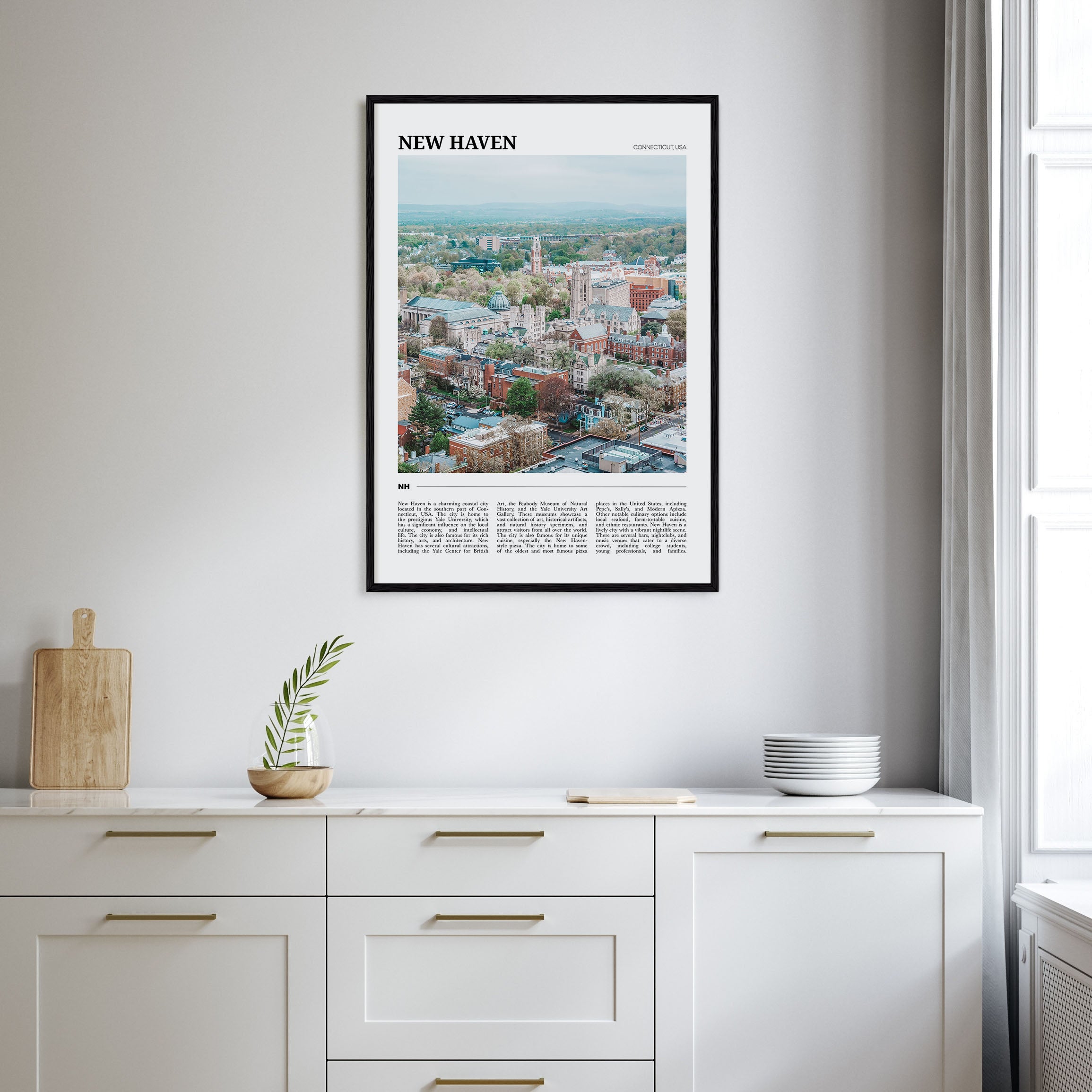 New Haven Travel Color Poster