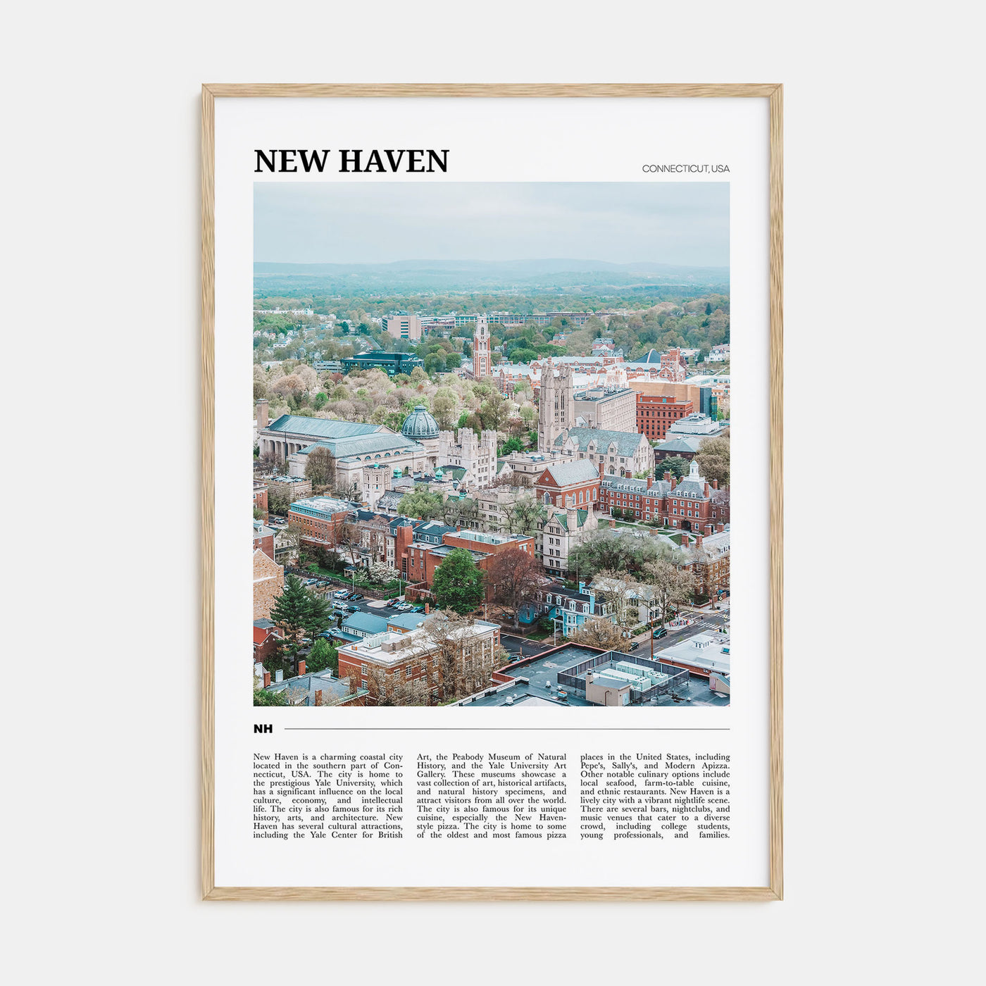 New Haven Travel Color Poster