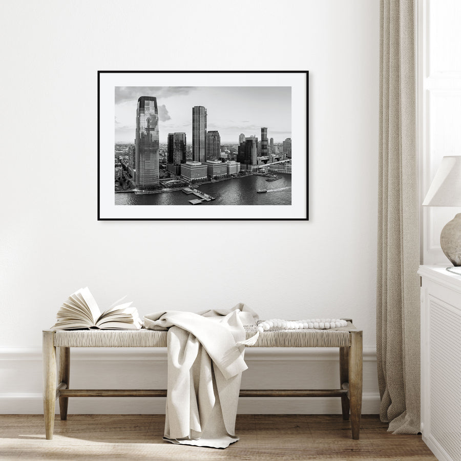 New Jersey Landscape B&W Poster