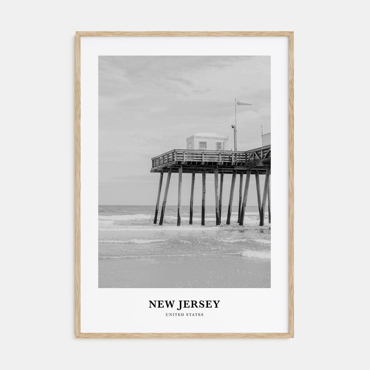 New Jersey Portrait B&W No 1 Poster
