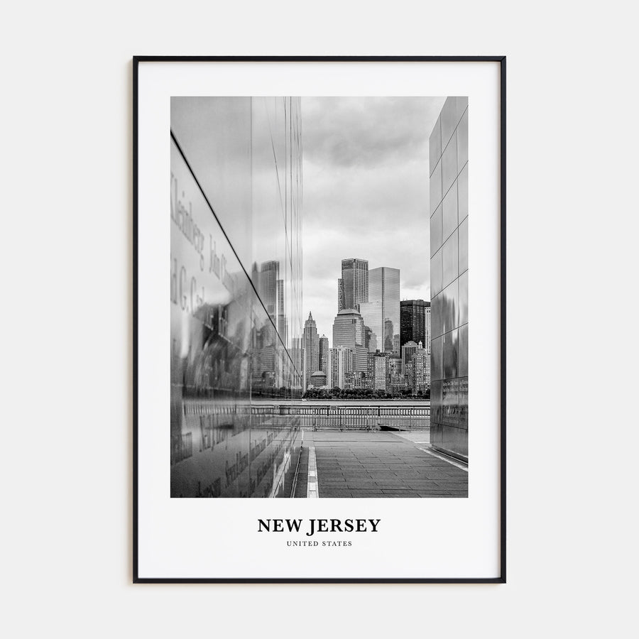 New Jersey Portrait B&W No 2 Poster