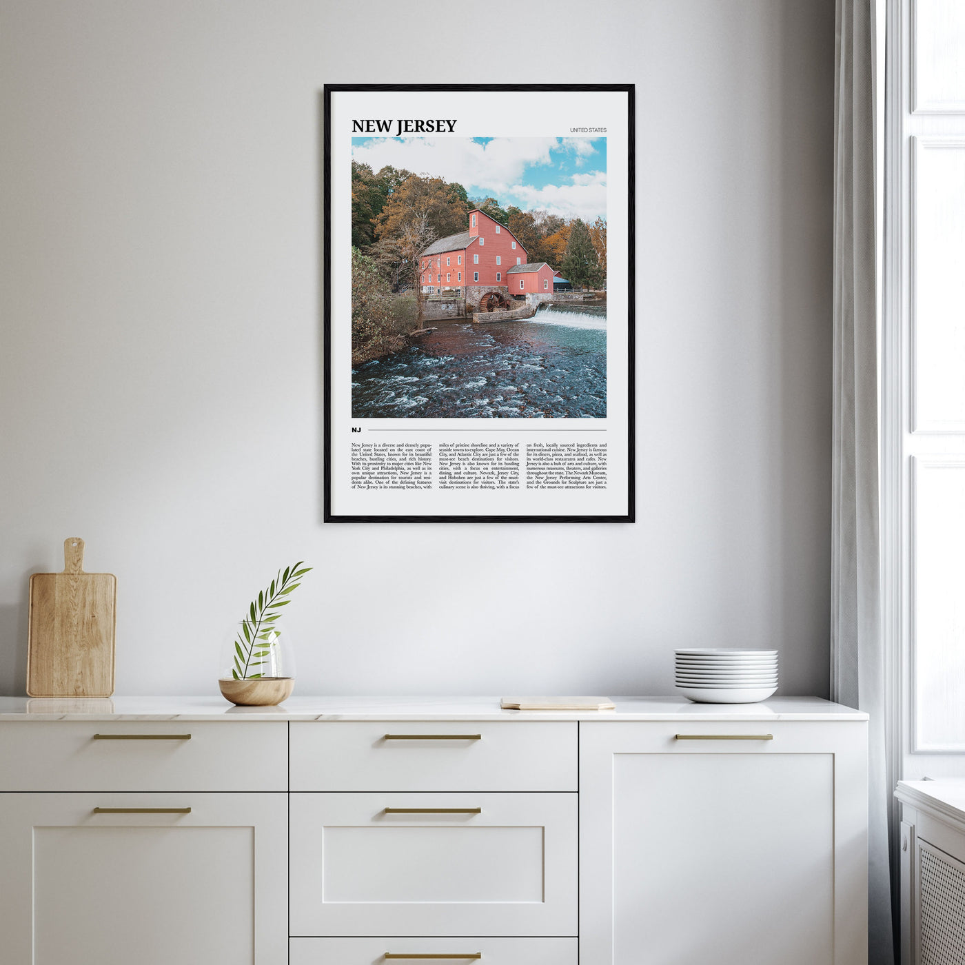 New Jersey Travel Color No 1 Poster