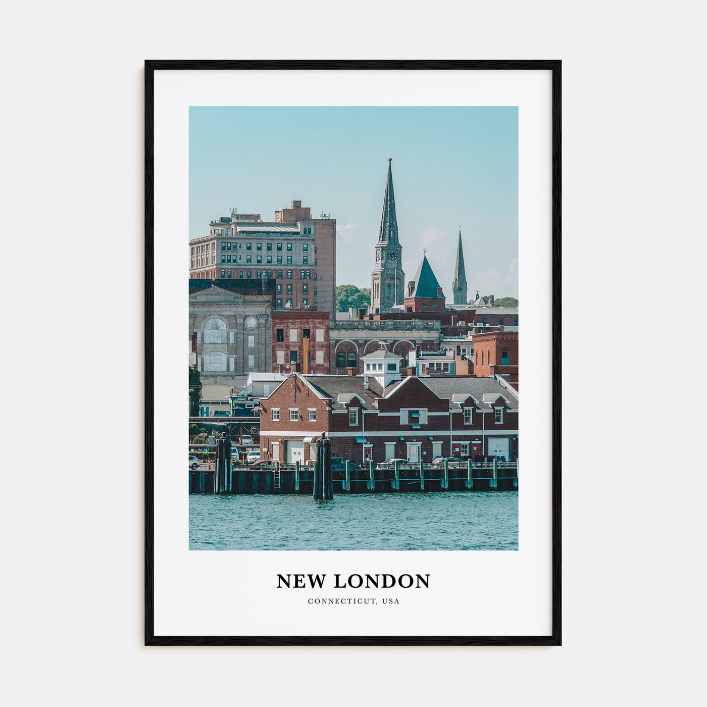 New London Portrait Color Poster