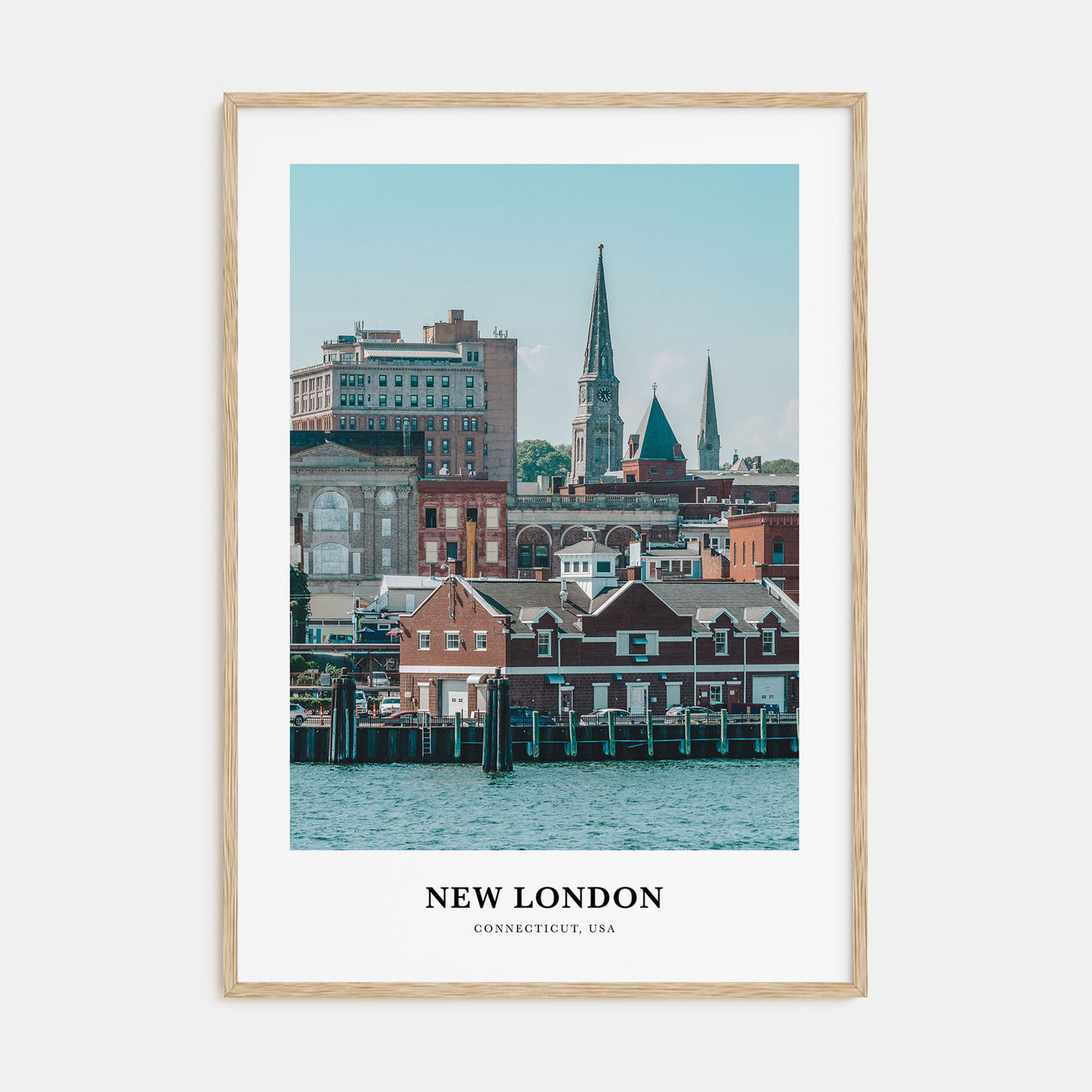 New London Portrait Color Poster