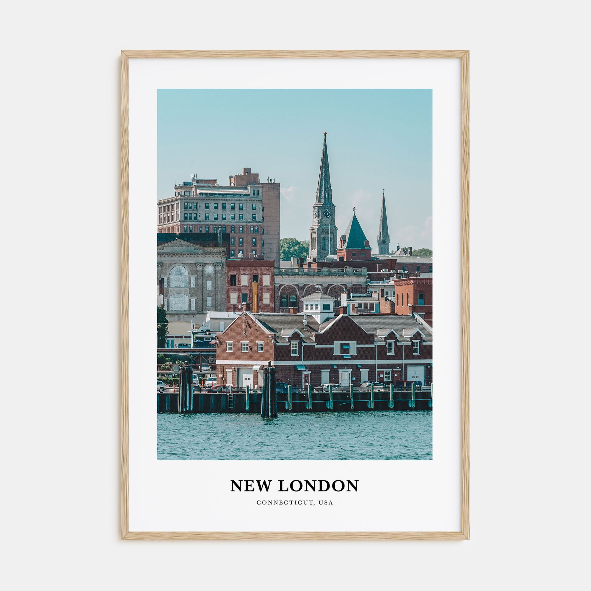 New London Portrait Color Poster