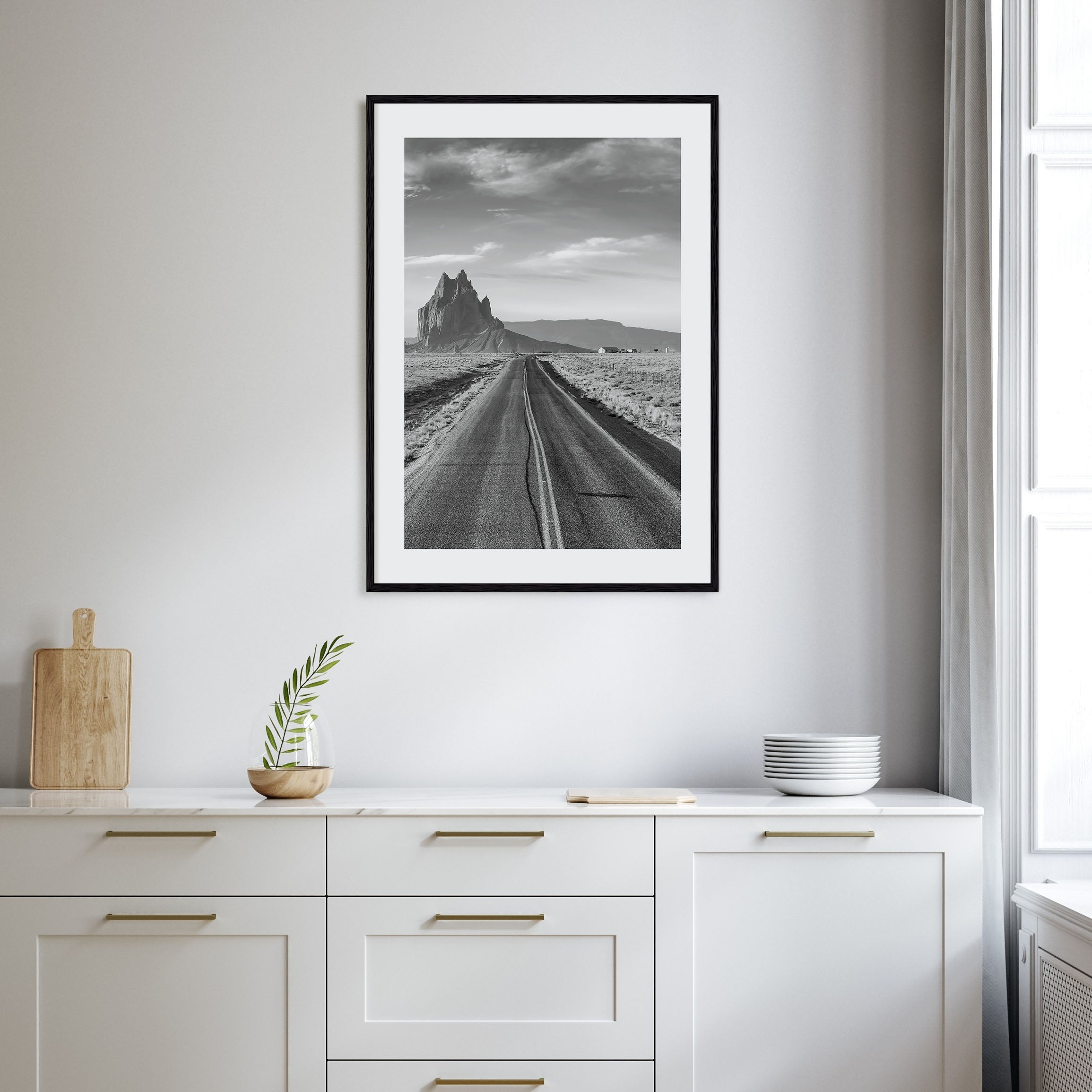 New Mexico Photo B&W Poster