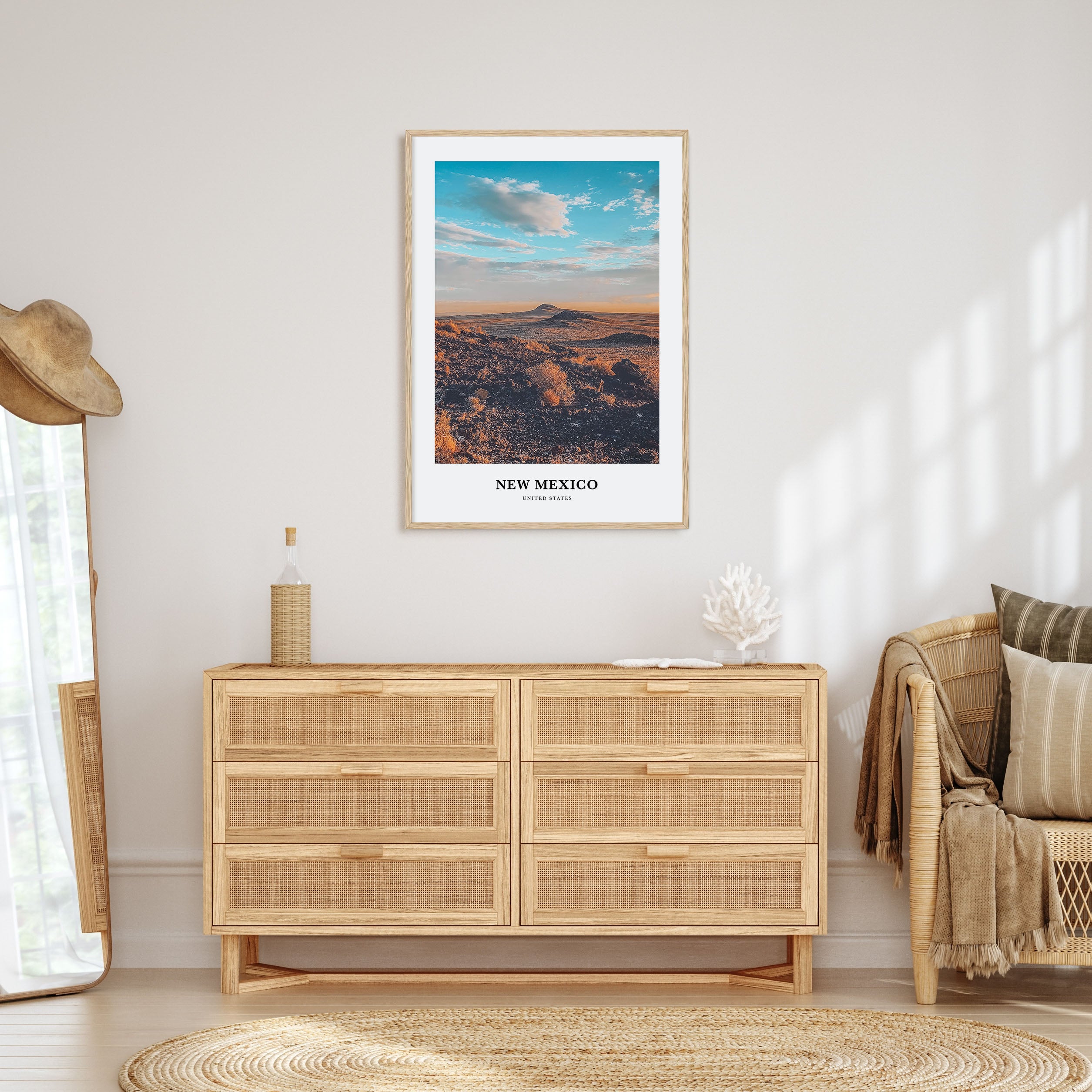 New Mexico Portrait Color Poster