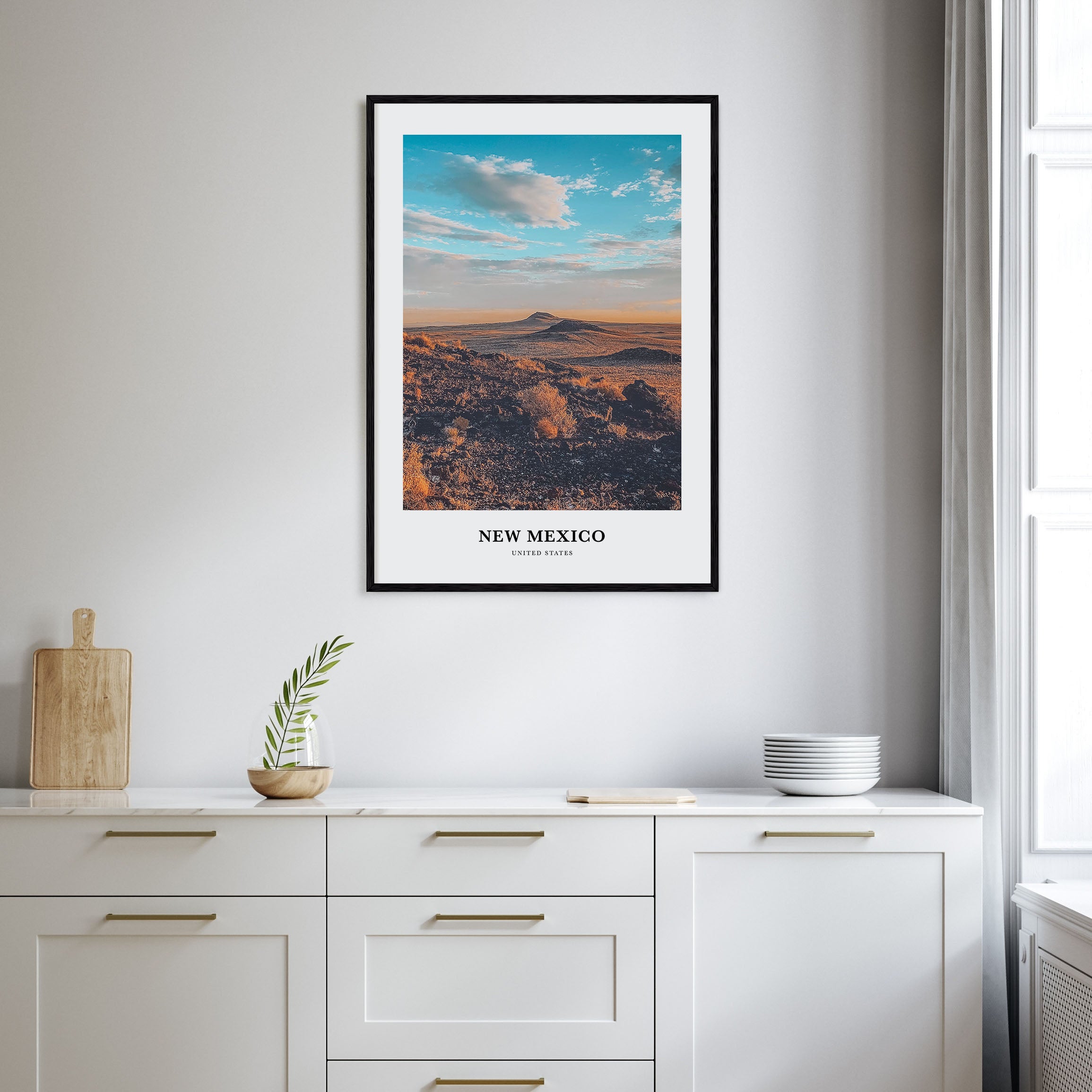 New Mexico Portrait Color Poster