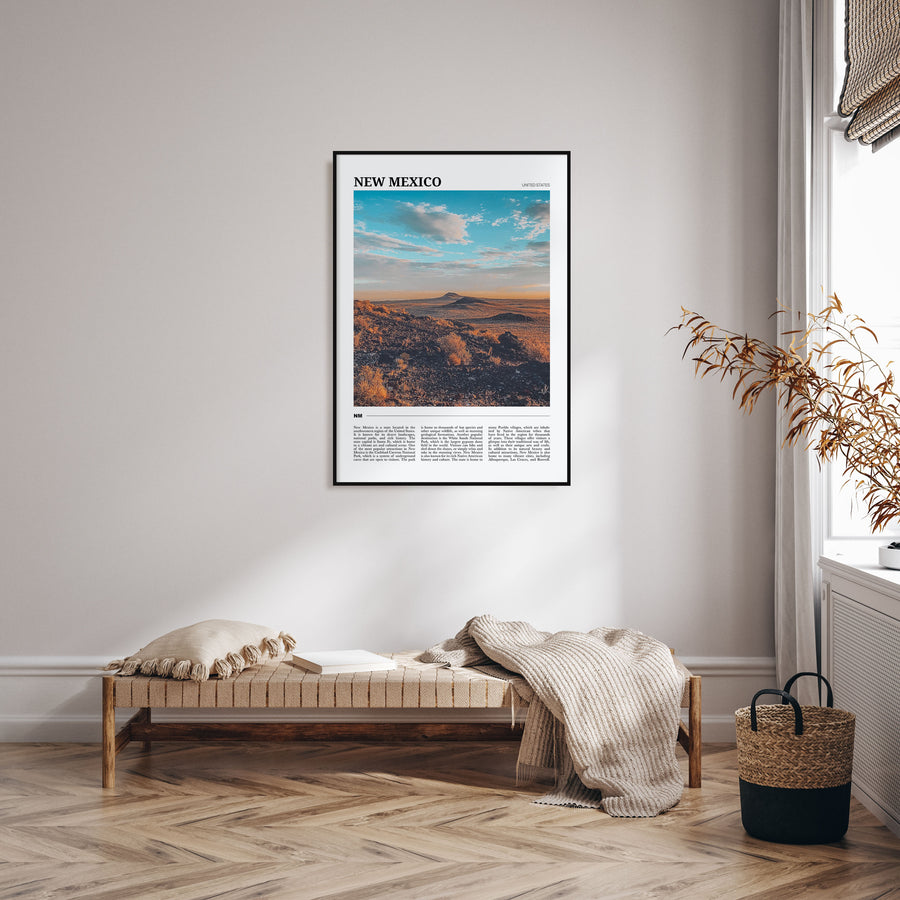 New Mexico Travel Color Poster