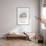 New Orleans Drawn No 2 Poster
