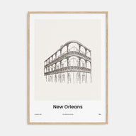 New Orleans Drawn No 2 Poster