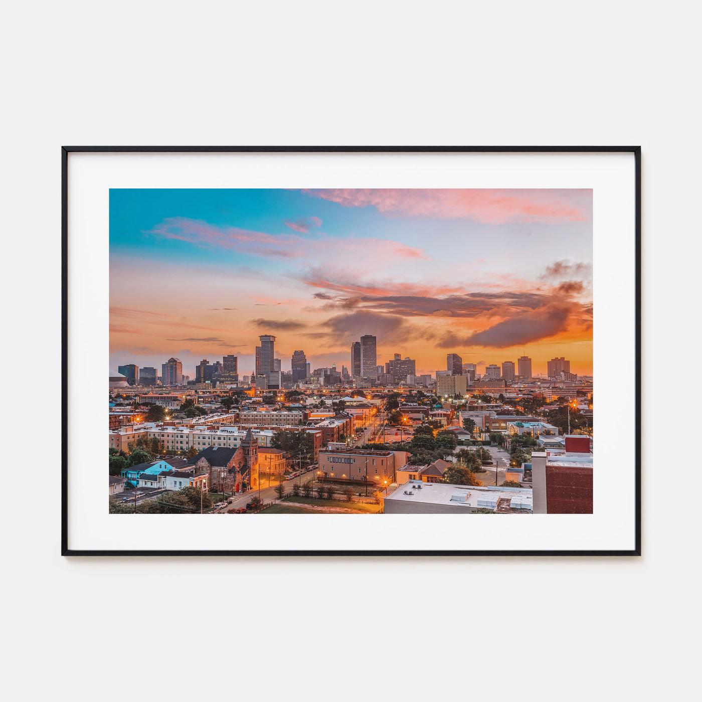 New Orleans Landscape Color Poster