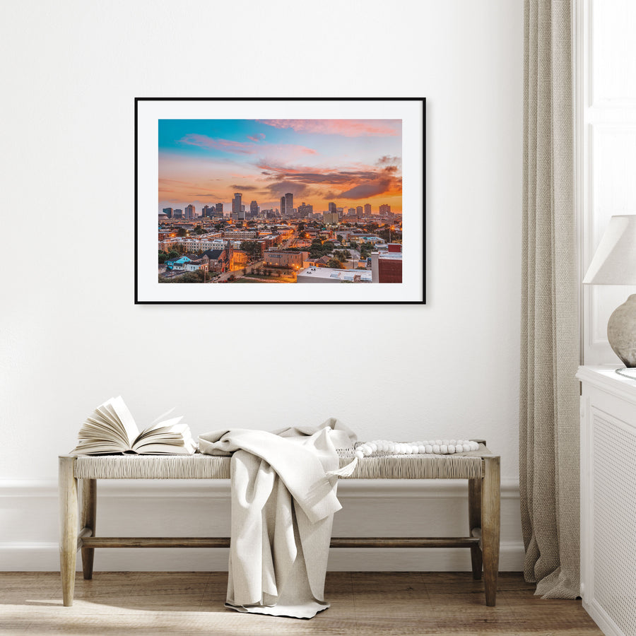 New Orleans Landscape Color Poster