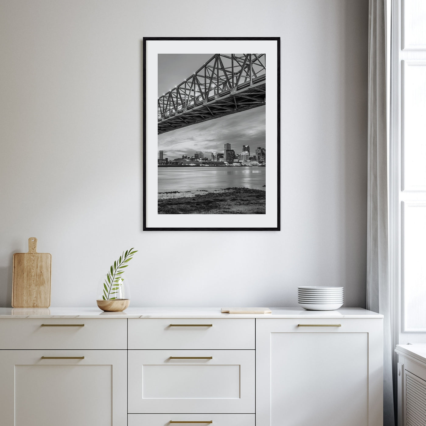 New Orleans Photo B&W No 2 Poster