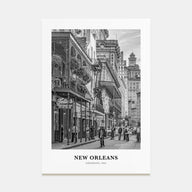 New Orleans Portrait B&W No 1 Poster