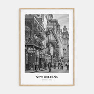 New Orleans Portrait B&W No 1 Poster