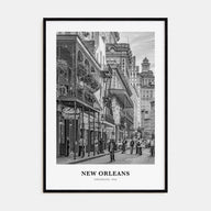New Orleans Portrait B&W No 1 Poster