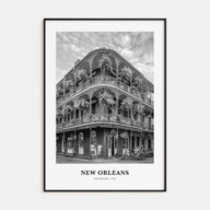 New Orleans Portrait B&W No 2 Poster