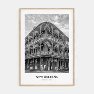 New Orleans Portrait B&W No 2 Poster