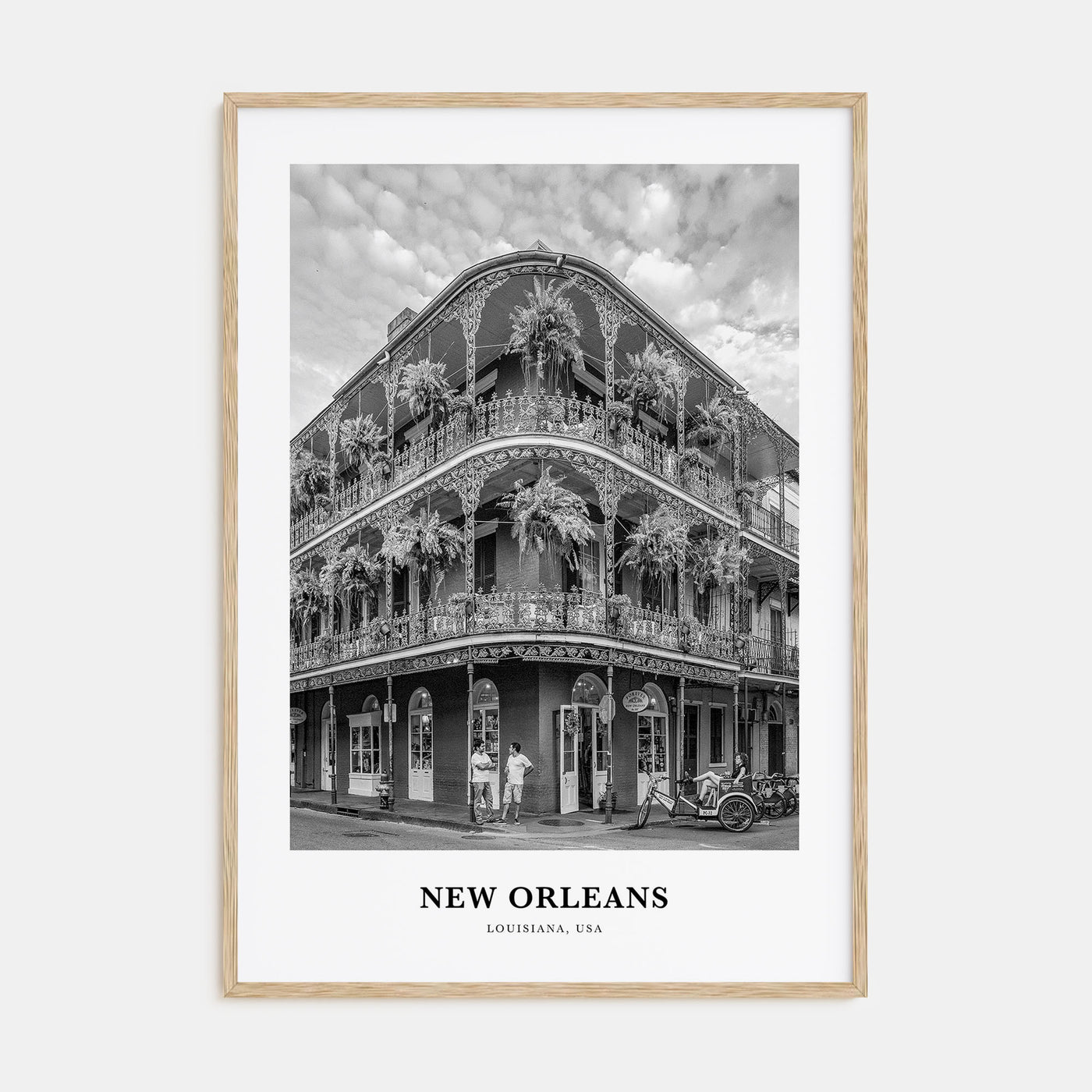 New Orleans Portrait B&W No 2 Poster