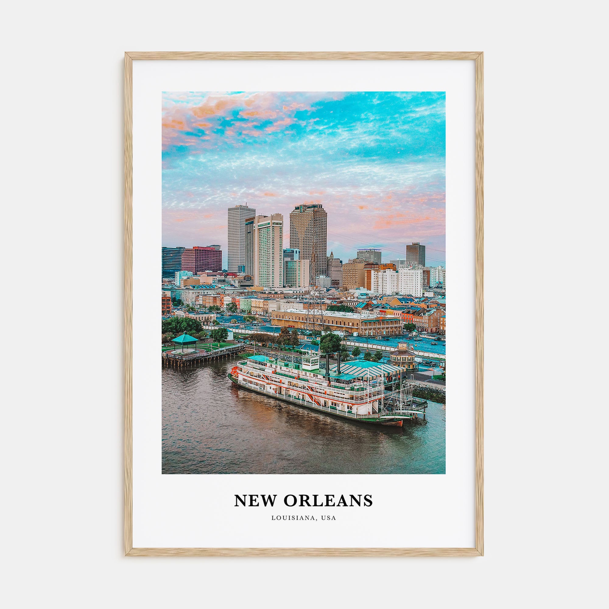 New Orleans Portrait Color Poster