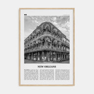 New Orleans Travel B&W No 1 Poster