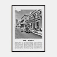 New Orleans Travel B&W No 3 Poster
