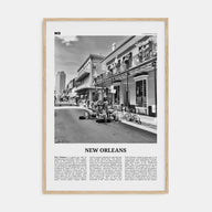 New Orleans Travel B&W No 3 Poster