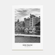 New Paltz Portrait B&W Poster
