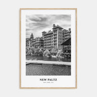 New Paltz Portrait B&W Poster