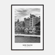 New Paltz Portrait B&W Poster